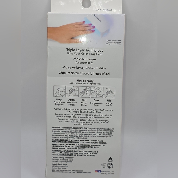 Dashing Diva Glaze Semi-Cured Gel Nail Strips - Picture 3 of 5